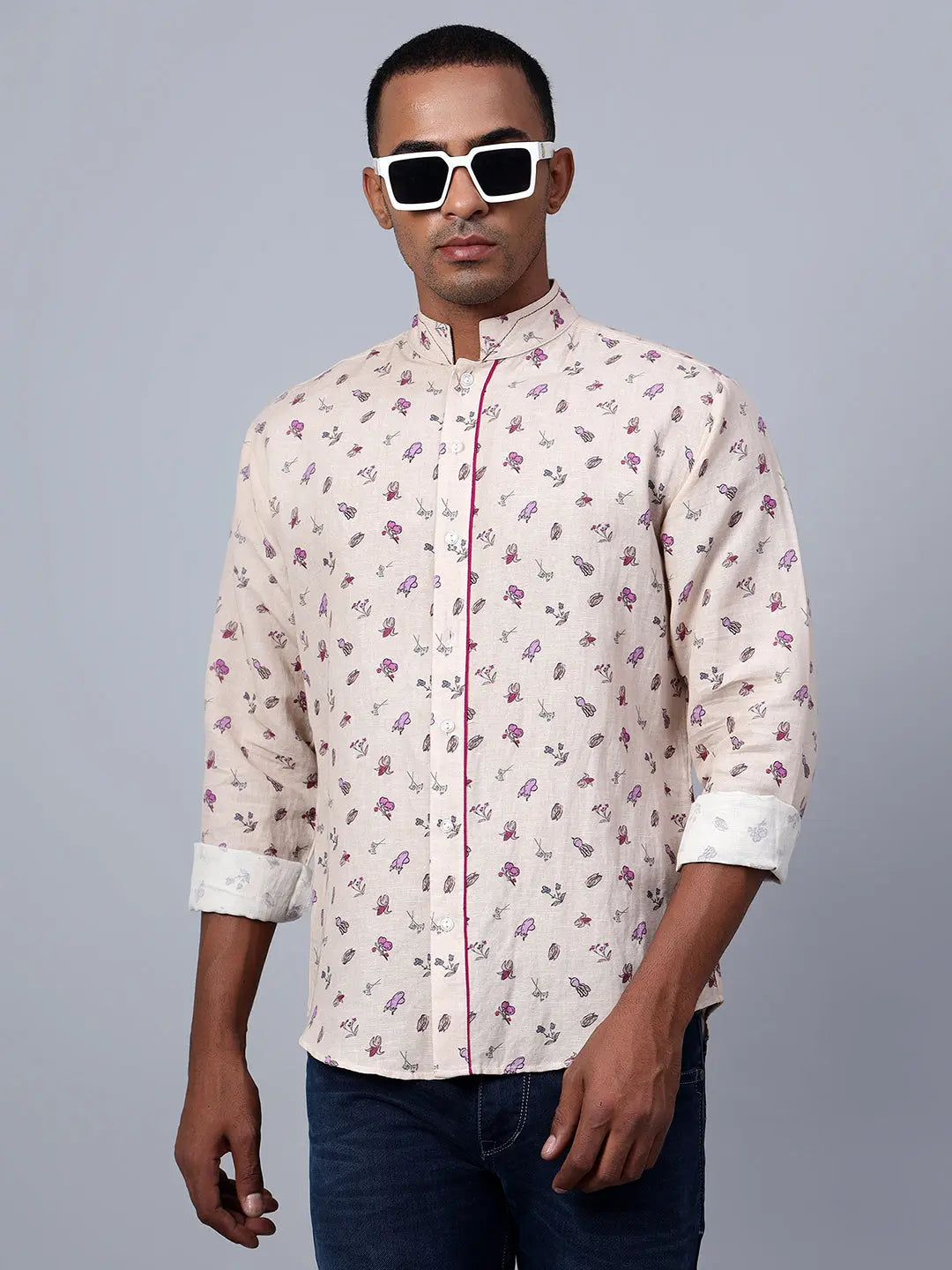 Printed Premium Linen Shirt hencemade