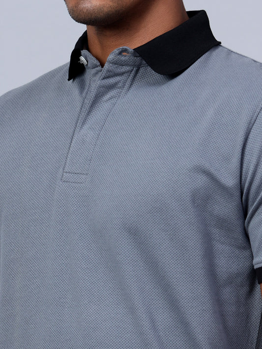 Polo Collar Cotton Slim Fit T-shirt