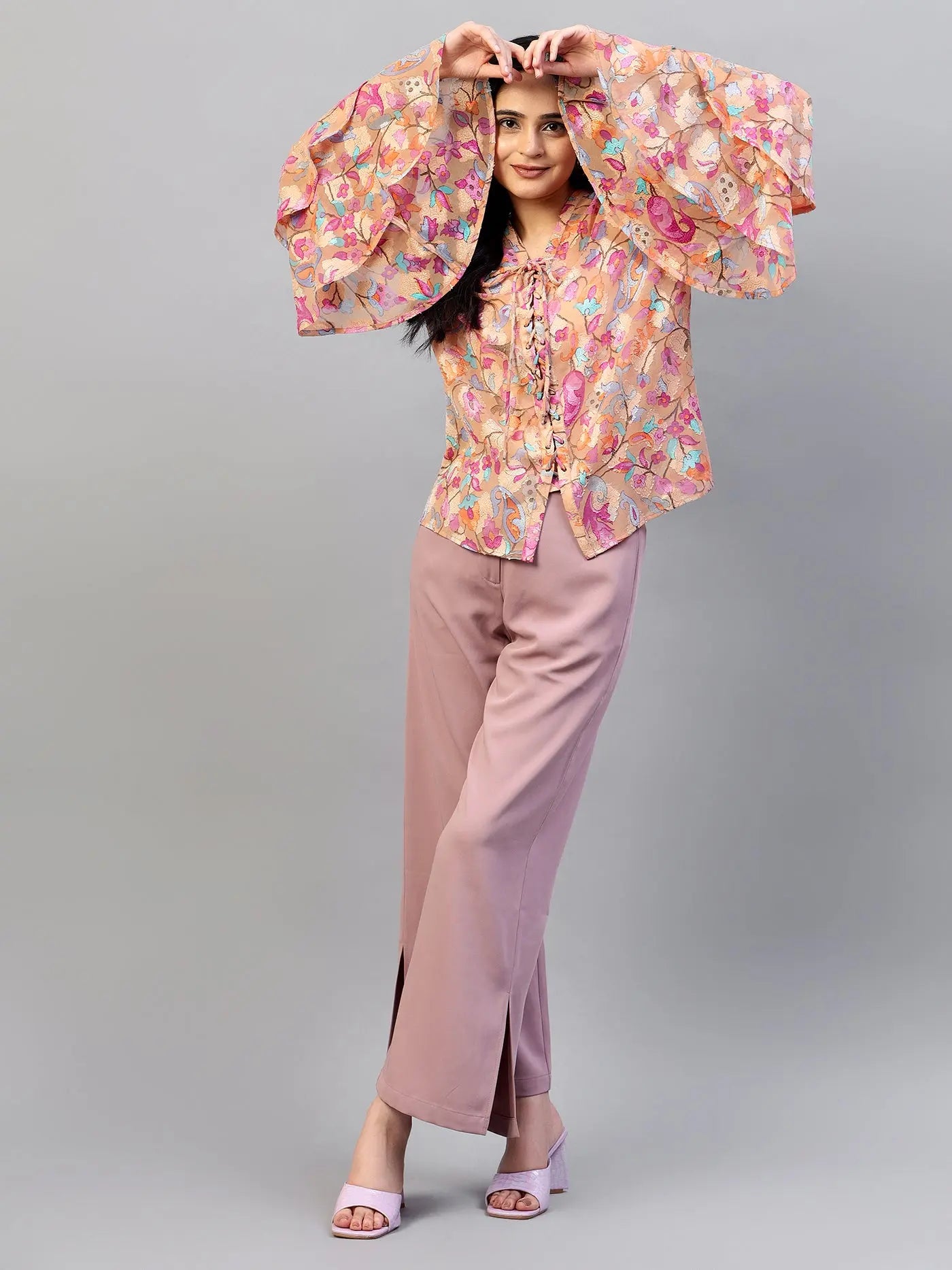Women Relaxed High-Rise Trousers HENCEMADE