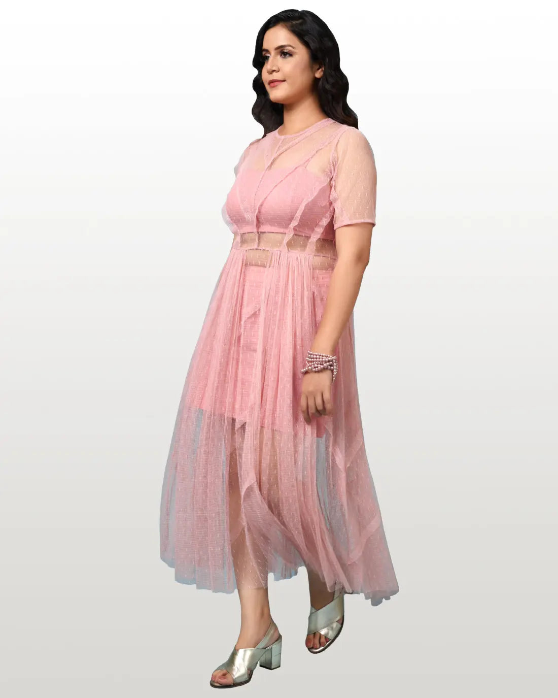Powder Pink Sheer 3 Piece Set Hencemade