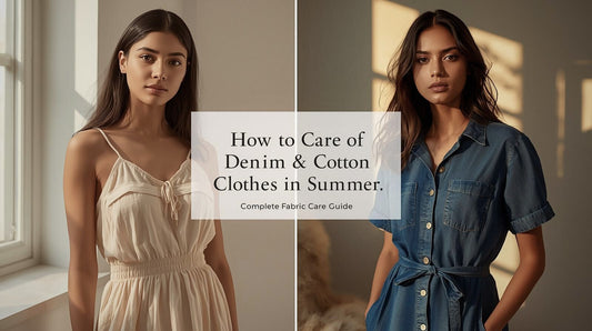 how to care for denim clothes in summer