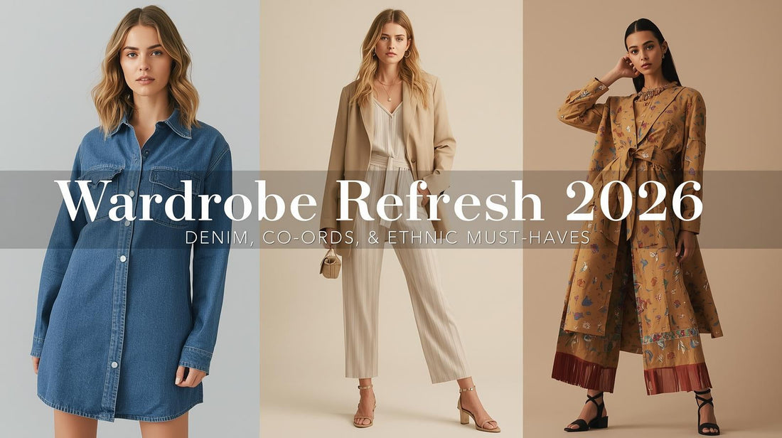 Wardrobe Refresh 2026: Denim, Co-ords, & Ethnic Must-Haves