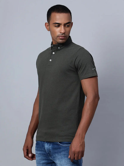 Moss Green Polo Shirt hencemade