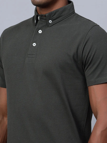 Moss Green Polo Shirt hencemade