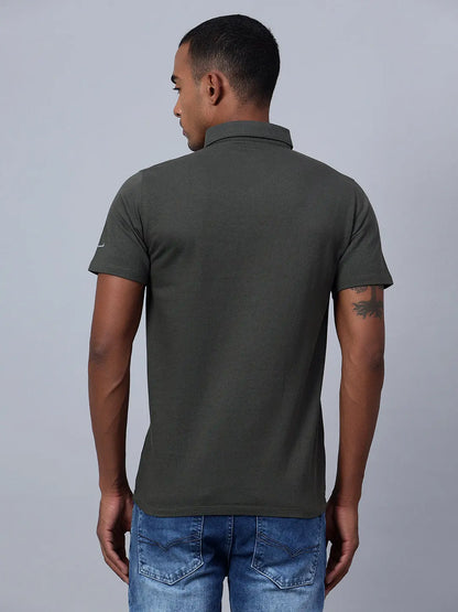 Moss Green Polo Shirt hencemade