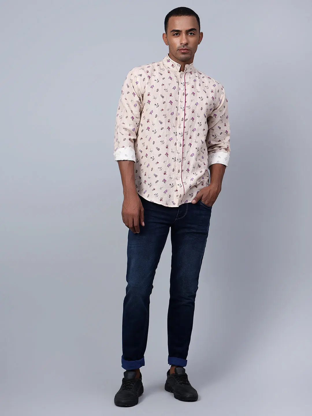 Printed Premium Linen Shirt hencemade