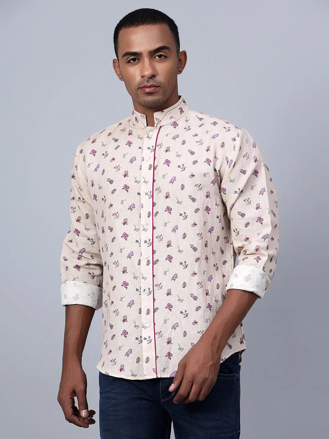 Printed Premium Linen Shirt hencemade