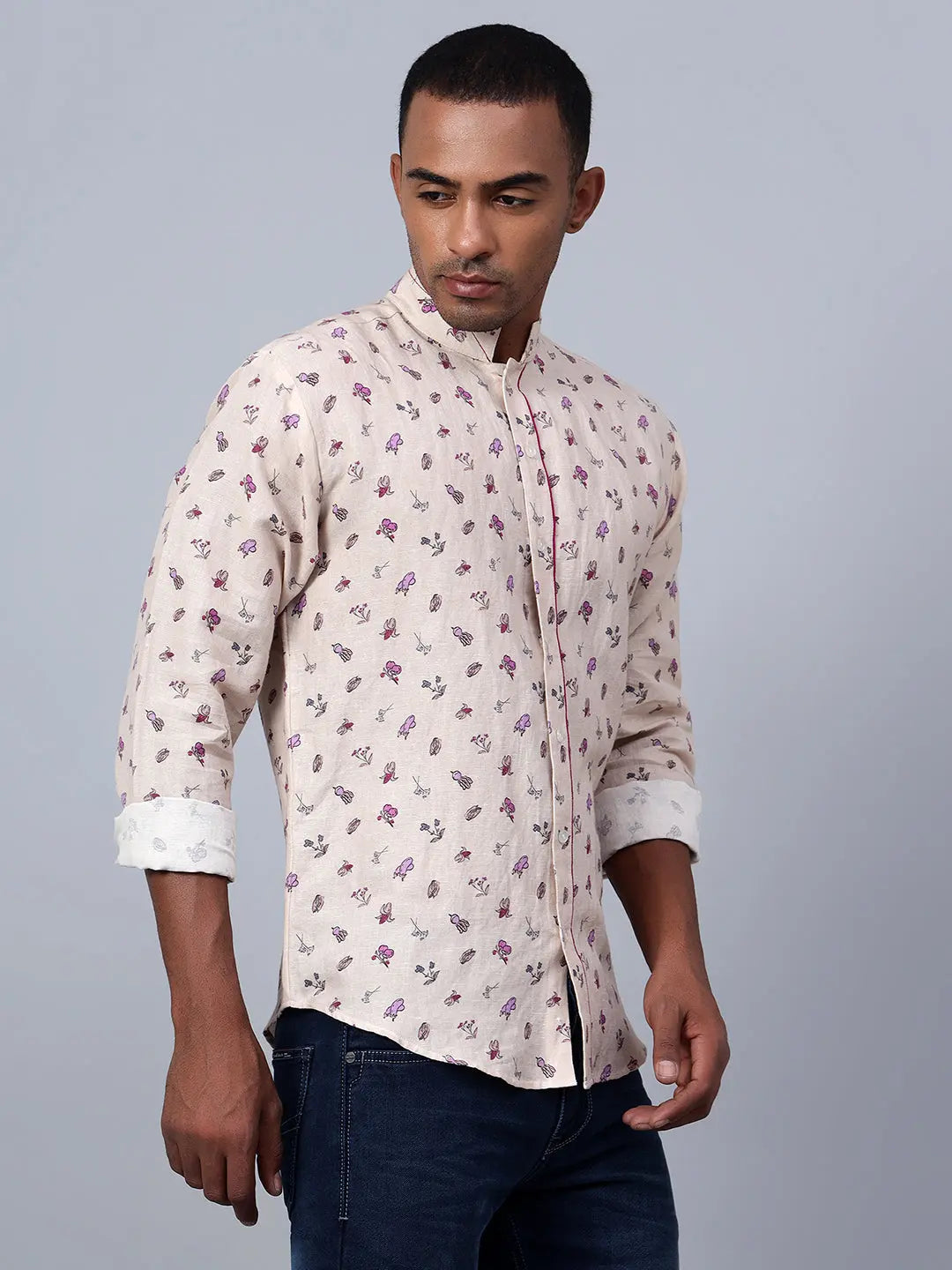 Printed Premium Linen Shirt hencemade