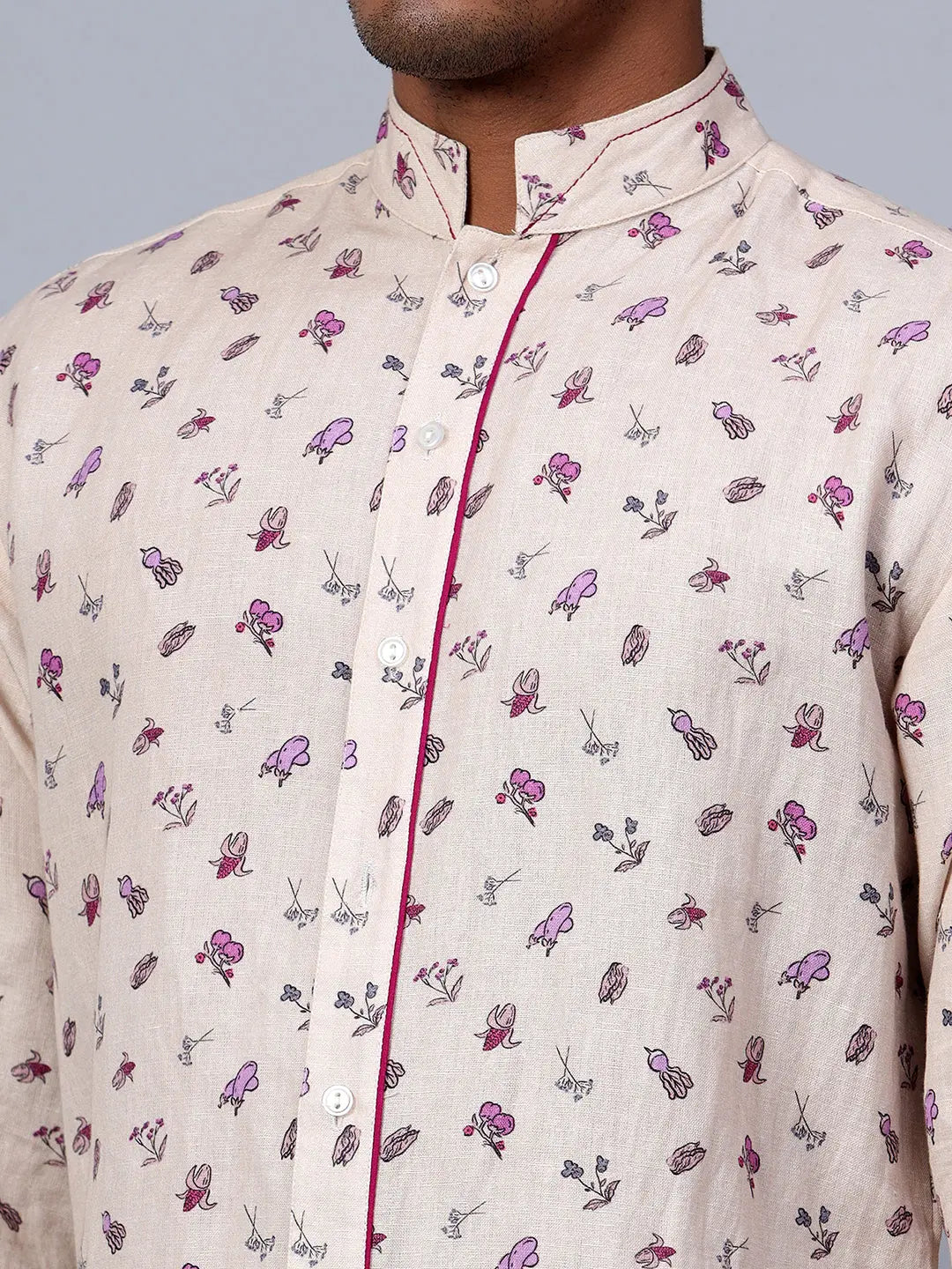 Printed Premium Linen Shirt hencemade