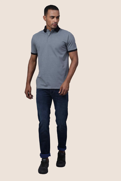 Grey Black Polo Shirt My Store