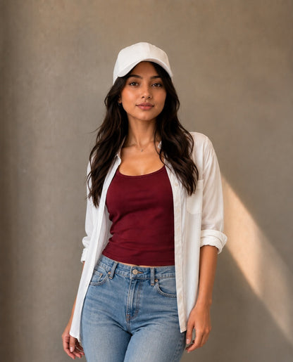 Tank Top With Inbuilt Pad